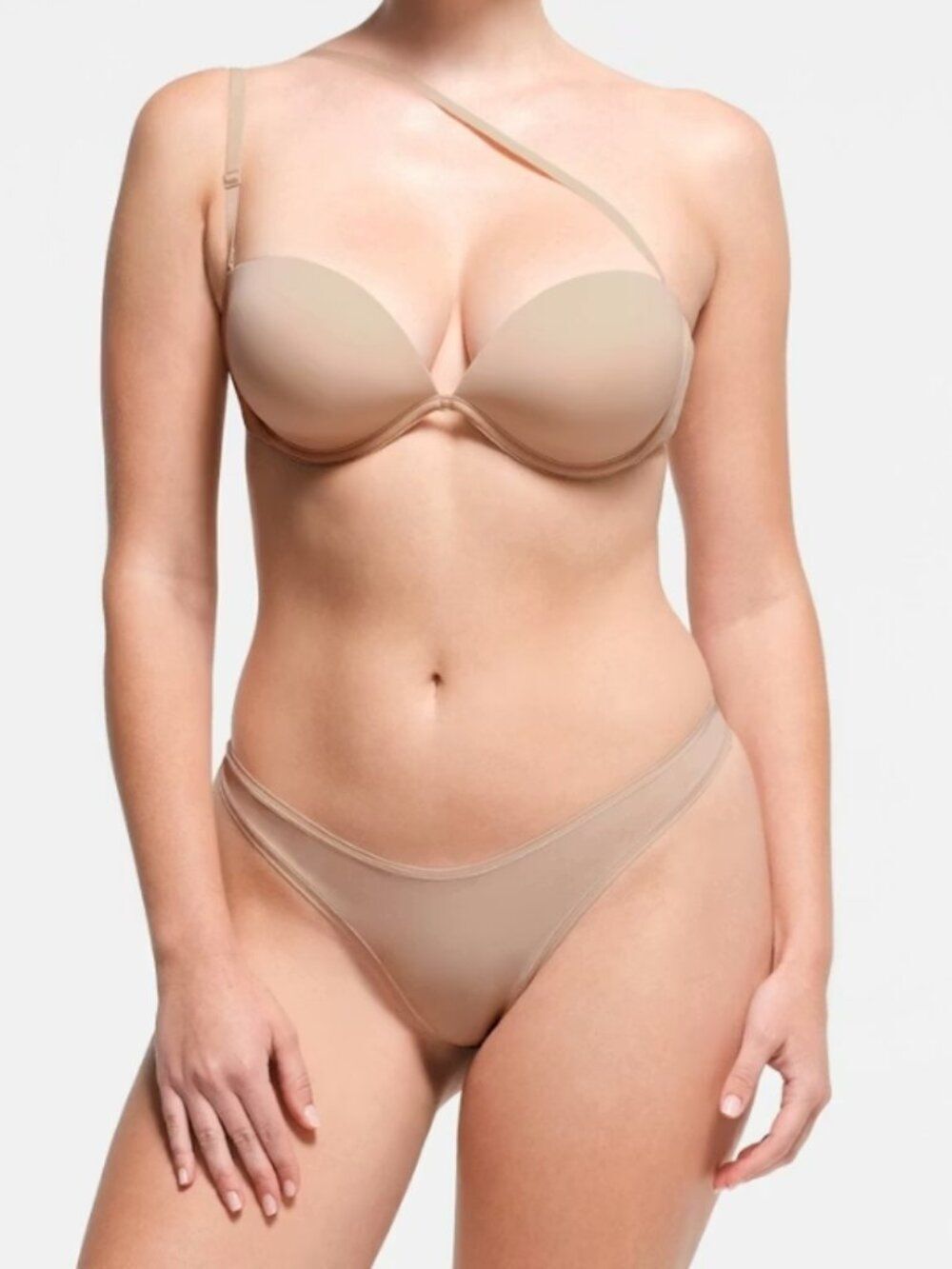 NEW SKIMS Multiway Strapless Underwire Bra Onyx Black 38C NWT